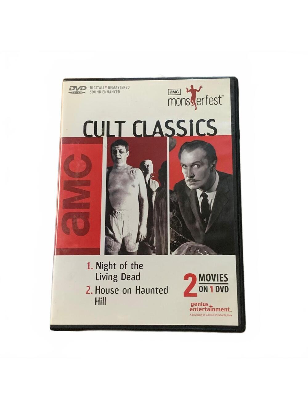 AMC Monsterfest Cult Classics DVD Double Feature Night Living Dead